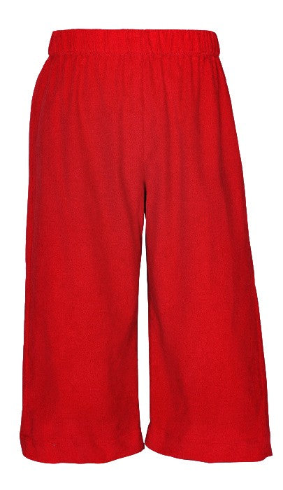 Funtasia Too Color Works Boys Pull On Pants - Corduroy - Christmas Red