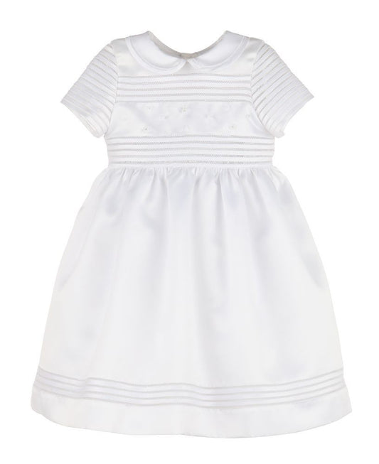Luli & Me Girls White Randalls Special Occasion Dress