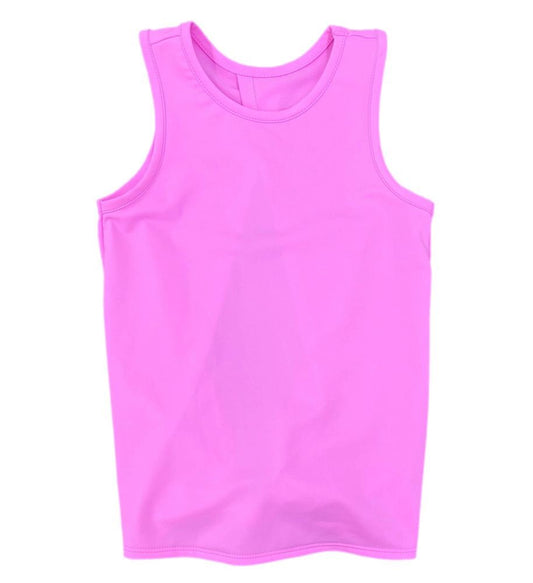 Be Elizabeth by James & Lottie Girls Athleisure Tie Back Top - Cotton Candy Pink
