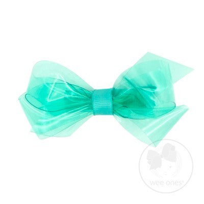 Wee Ones Girls Vinyl Pool Splash Bow - Tropic Aqua