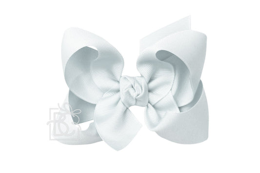 Beyond Creations Girls Grosgrain Double Knot Bow on Clip - Powder Blue by Beyond Creations