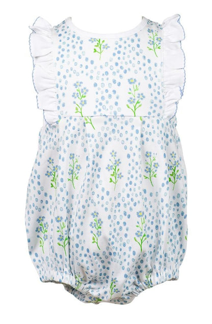 Proper Peony Baby Girls Blue Forget Me Not Bubble