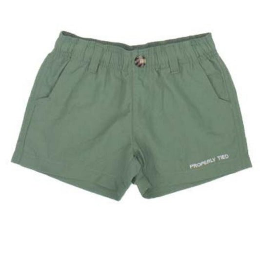 Properly Tied Boys Mallard Shorts - Sage Green by Properly Tied