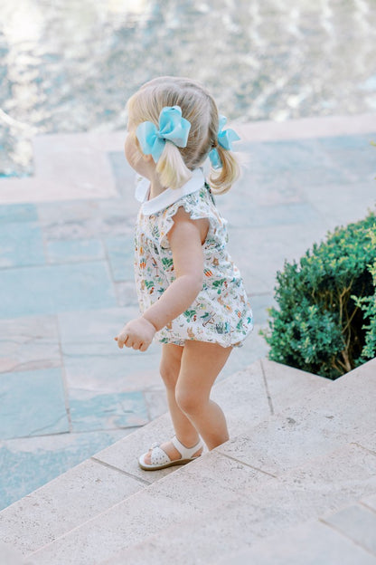 Proper Peony Pima Baby Girls Bubble - Beatrix Easter Bunny