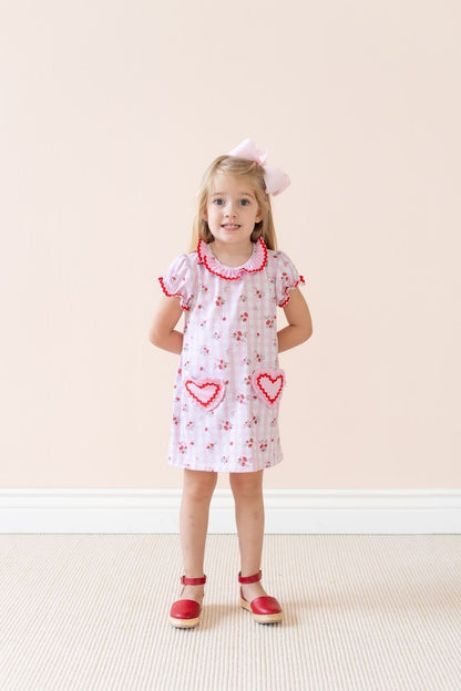 La Boutique by Dondolo Girls Pink Dress La Boutique by Dondolo Girls Pink Dress