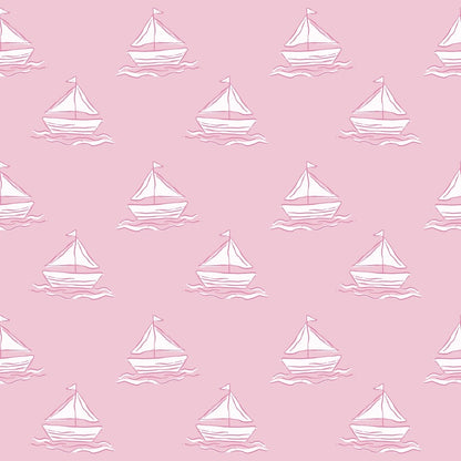 James & Lottie Girls Lainey Skirted Swimsuit - Pink Set Sail