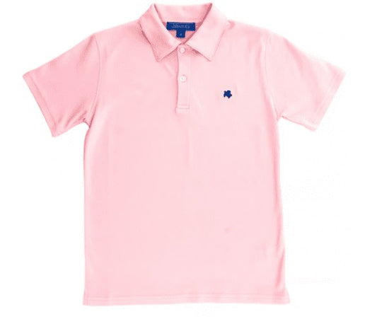 Bailey Boys J. Bailey Henry Polo Shirt - Sorbet Pink by Bailey Boys