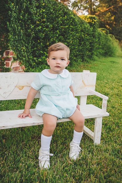 The Proper Peony Baby Boys Mint Green Thumper Easter Bunny Bubble