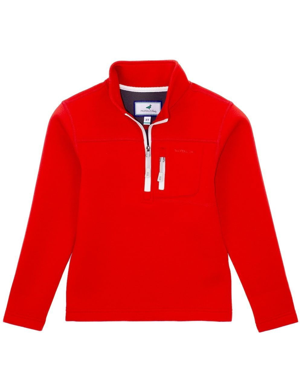 Properly Tied Boys Arctic Pullover Sweater - True Red