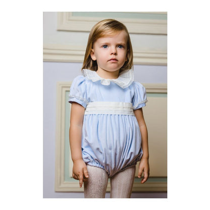 Sal & Pimenta Girls Velvet Bubble - Charming Light Blue