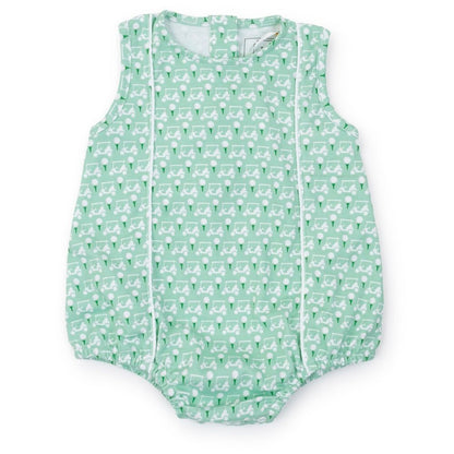 Lila & Hayes Baby Boys Reid Pima Cotton Bubble - Golf Putting Green