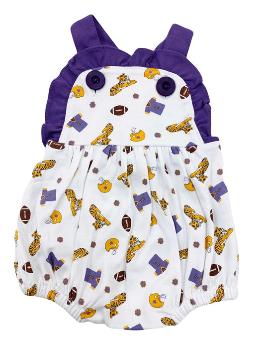 La Luna Girls Ava Bubble - Purple LSU Tigers