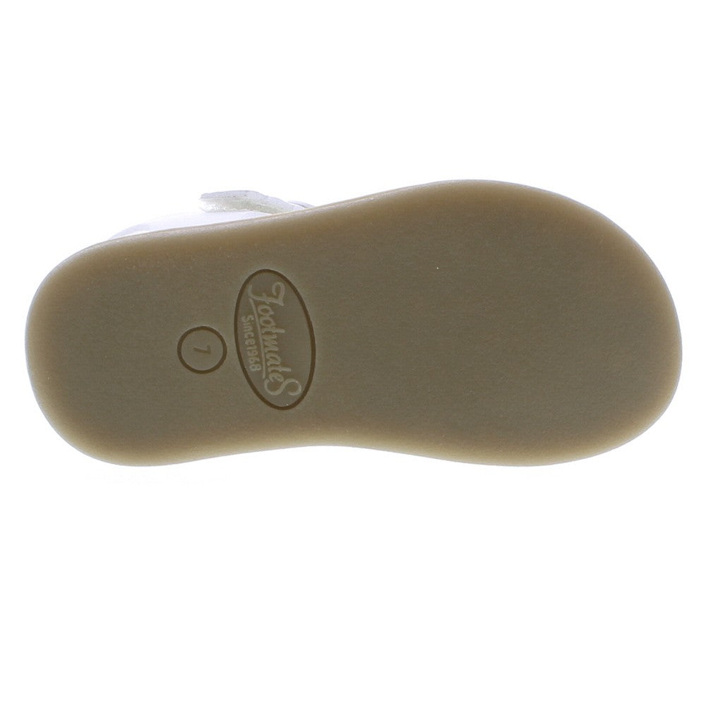 Footmates Girls Sustainable Sandals - Eco-Ariel Microfiber - White