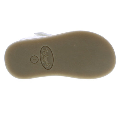 Footmates Girls Sustainable Sandals - Eco-Ariel Microfiber - White