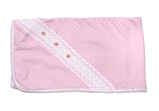 Magnolia Baby Girls Layla & Lennox Smocked Blanket - Pink
