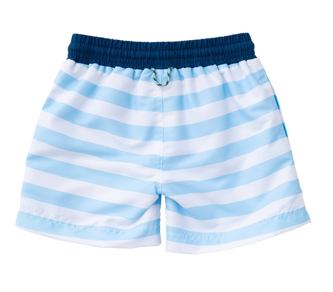 Prodoh Boys Swim Trunks - Arctic Blue Stripes