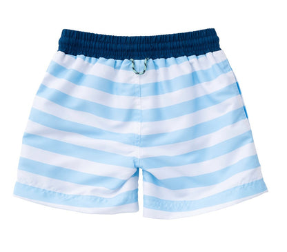 Prodoh Boys Swim Trunks - Arctic Blue Stripes