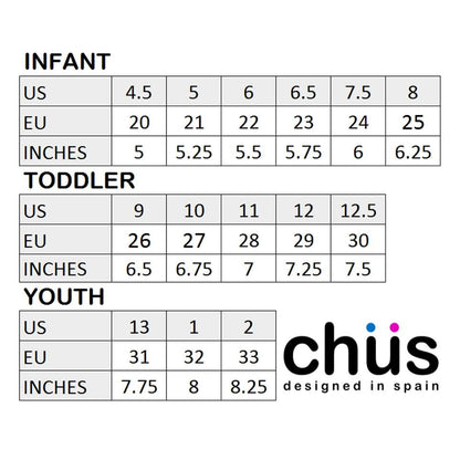 Chus Shoes - Girls & Boys Chris Canvas Velcro T-Strap - Red