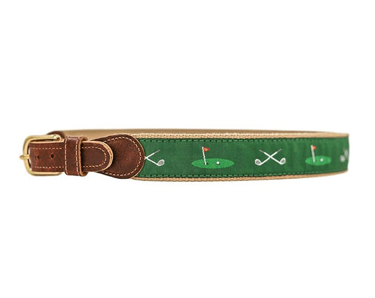 Bailey Boys Buddy Belt - Green with Golf Scene by Bailey Boys