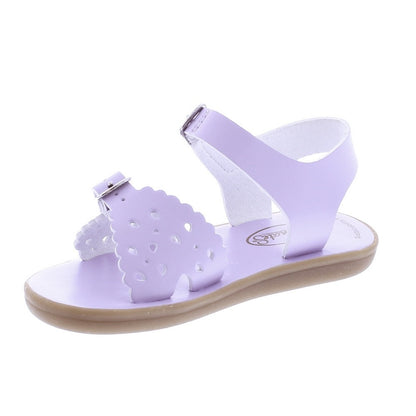 Footmates Girls Sustainable Sandals - Eco-Ariel Microfiber - Lavender
