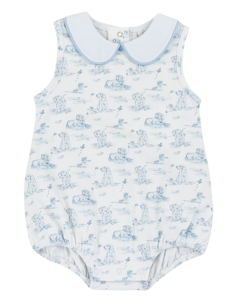 Cypress Row Baby Boys Blue Snips & Snails Puppy Dog Tails Bubble
