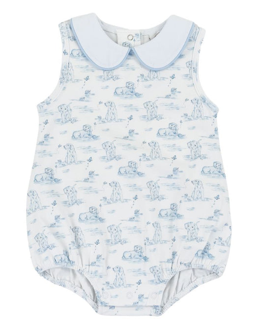 Cypress Row Baby Boys Blue Snips & Snails Puppy Dog Tails Bubble