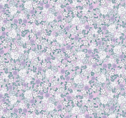 James & Lottie Girls Sally Knit Bloomers Set - Lavender Floral