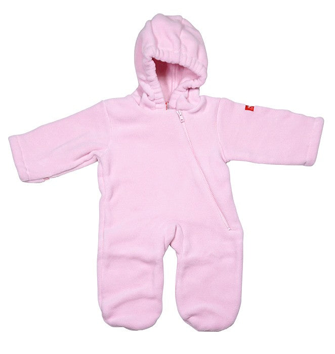 Widgeon Warm Plus Baby Girls Fleece Bunting Suit - Pink