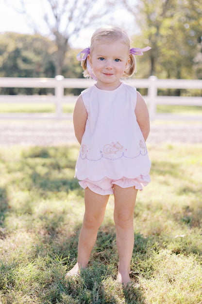 Proper Peony Girls Pink Kittens Bloomers Set