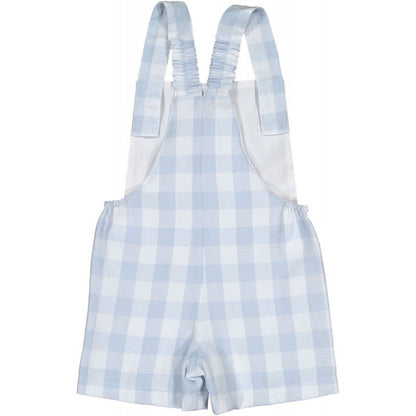Sal & Pimenta Boys Overall - Buffalo Checks - Light Blue