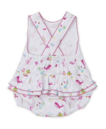 Kissy Kissy Baby Girls Pink Deep Sea Divers Ruffle Bubble