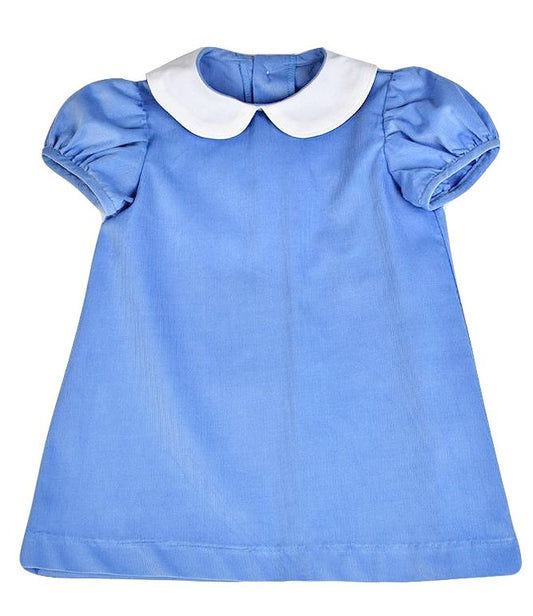 Funtasia Too Girls Corduroy Float Dress with Collar - Periwinkle Blue by Funtasia