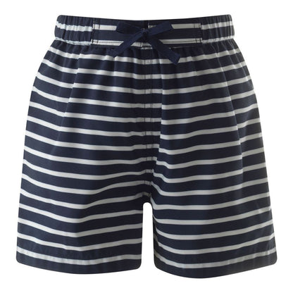 Rachel Riley London Boys Swim Trunks - Navy Blue Breton Stripes