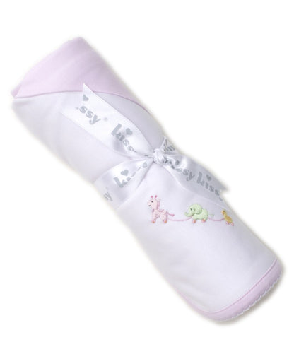 Kissy Kissy Baby Girls Premier Pull Toys Blanket - Pink