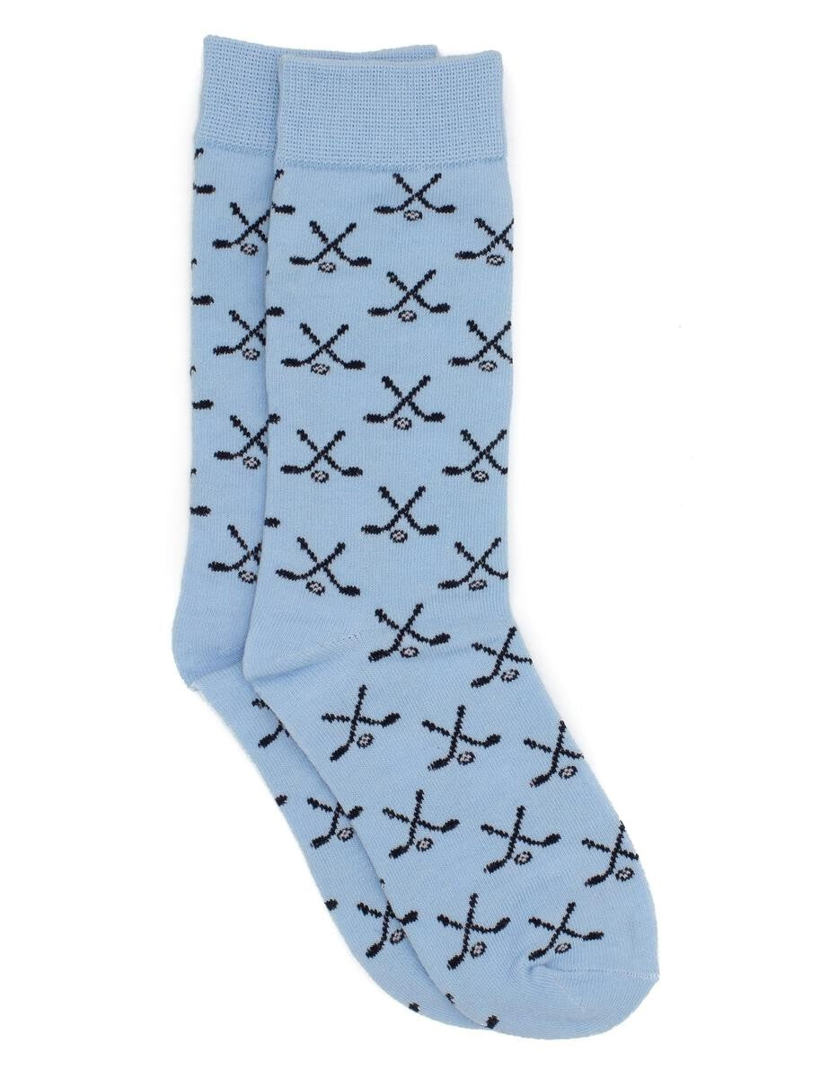 Properly Tied Boys Lucky Duck Socks - Blue Golf Clubs