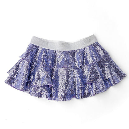 Shade Critters Girls Tutu Skirt - Purple Sequins