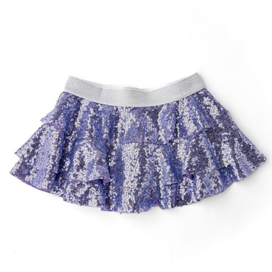 Shade Critters Girls Tutu Skirt - Purple Sequins
