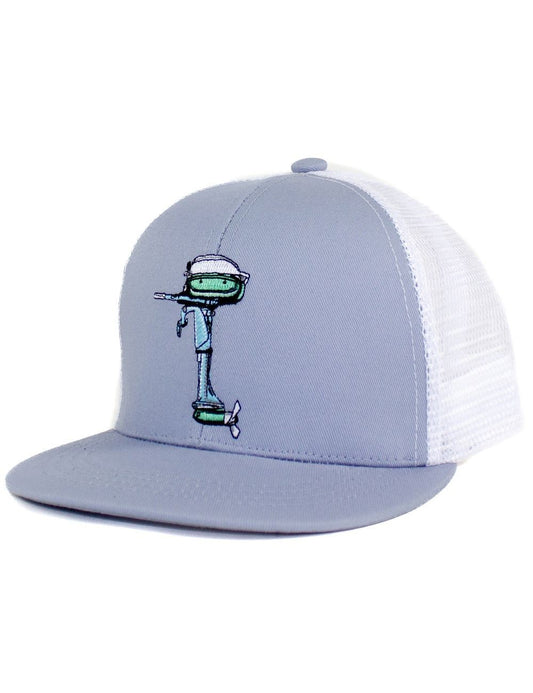 Properly Tied Boys Trucker Hat - Boat Motor by Properly Tied