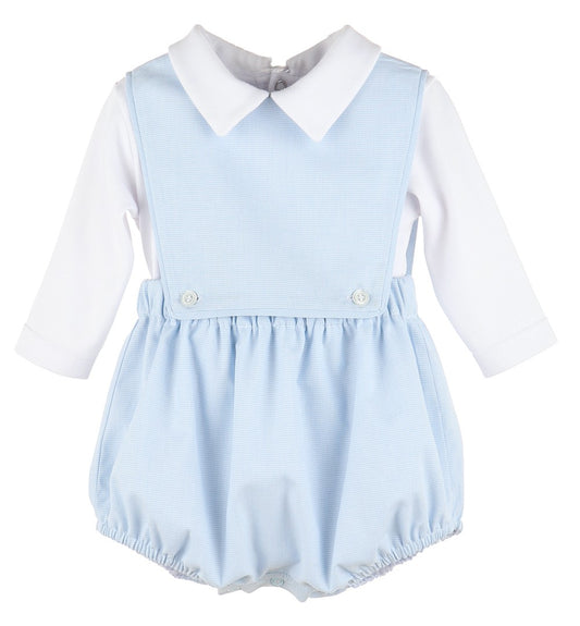 Sophie & Lucas Baby Boys Light Blue Bubble with Shirt