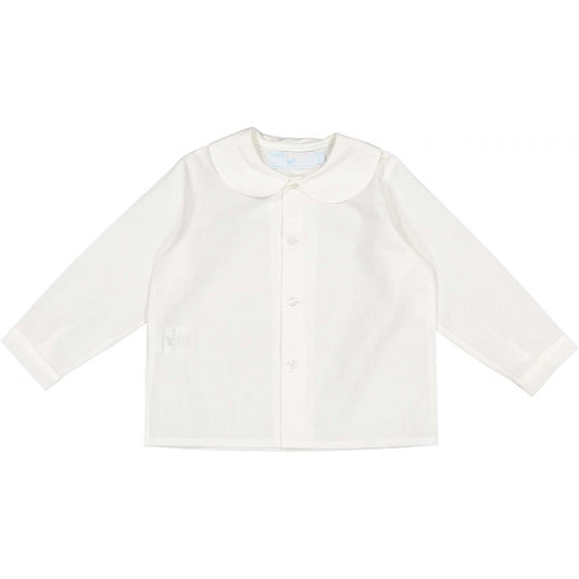 Sal & Pimenta Basic Little Boys Shirt - Round Collar