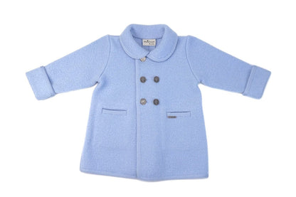 Marae Boys Dress Coat - Double Breasted - Light Blue