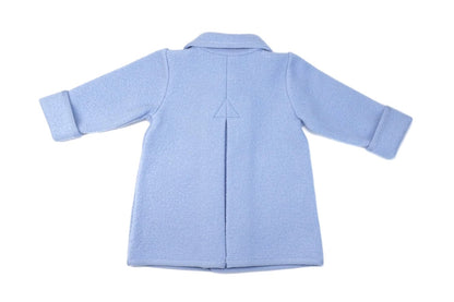 Marae Boys Dress Coat - Double Breasted - Light Blue
