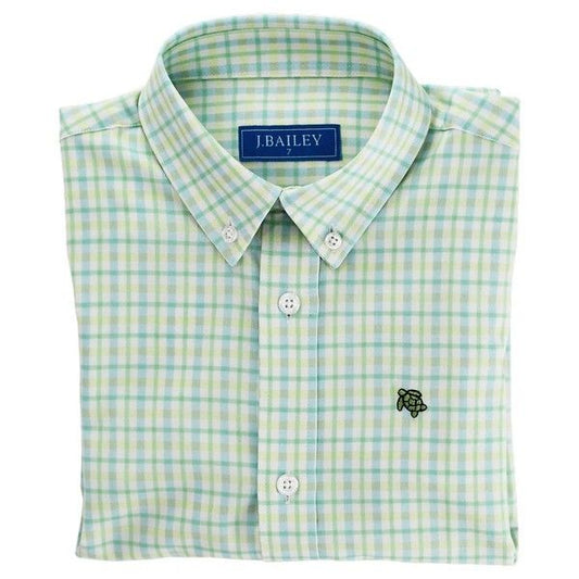 Bailey Boys J. Bailey Roscoe Performance Button Down Shirt - Sunrise Plaid