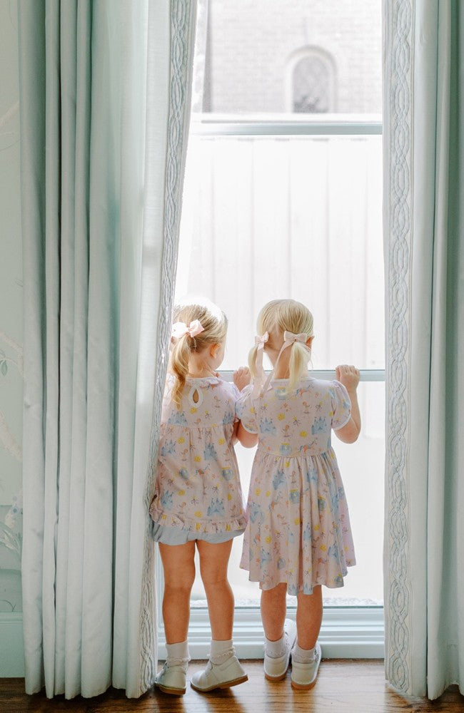 Proper Peony Pima Girls Pink Magic Wand Dress