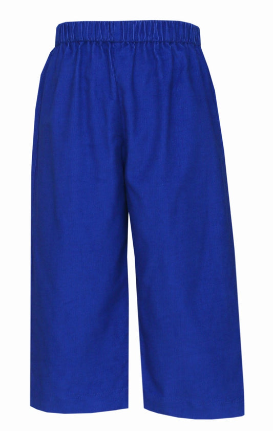 Anavini / Velani Boys Pull On Pants - Corduroy - Royal Blue