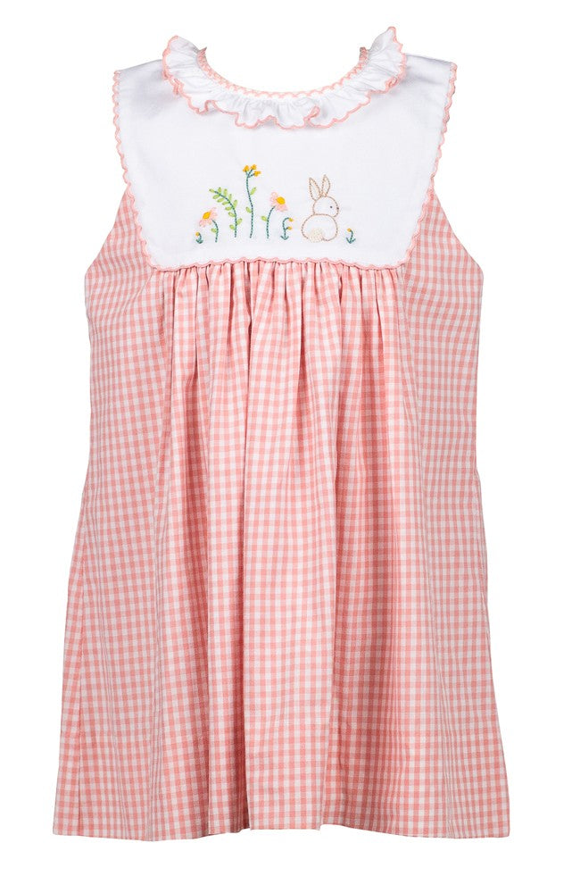 Proper Peony Girls Pink Blake Easter Bunny Dress