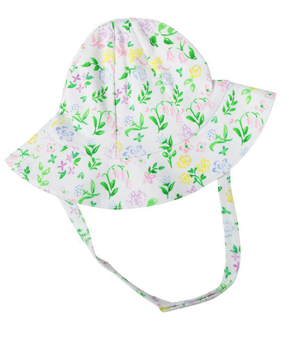 Proper Peony Girls Pima Sun Hat - Gwendolyn Garden