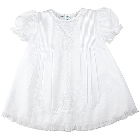 Feltman Brothers Baby Girls Beautiful Lace Ribbon Slip Dress - White by Feltman Brothers
