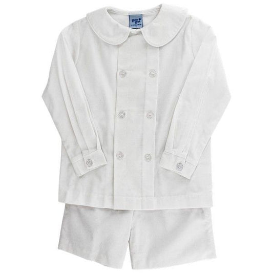 Bailey Boys Winter White Corduroy Dressy Shorts Set by Bailey Boys