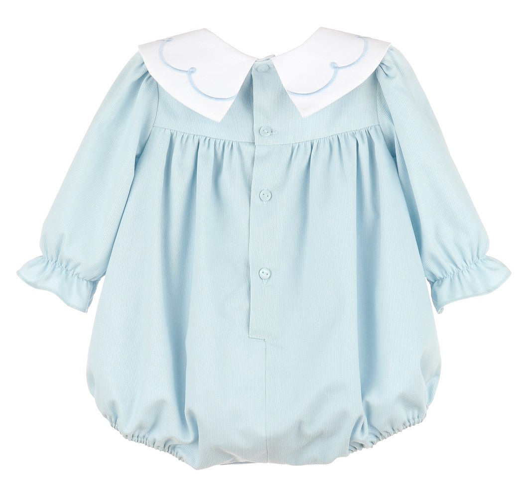 Sophie & Lucas Baby Girls Cozy Club Bubble - Light Blue